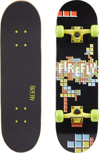 Ki.-Skateboard SKB 305 904 BLACK/GREEN LIME/GRE -